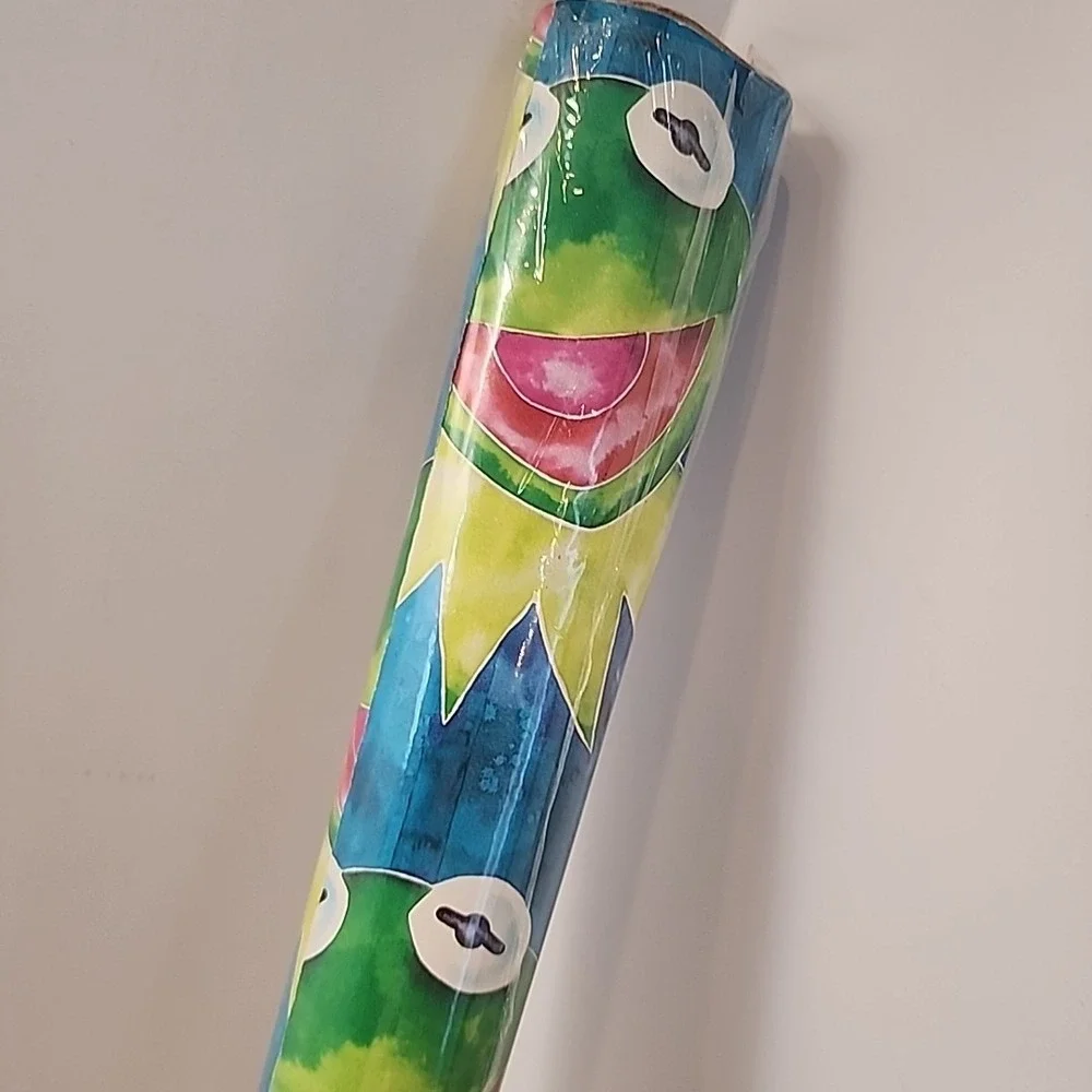 Current Inc Jim Henson Kermit Collection Batik Kermit the Frog Rolled‎ Gift Wrap